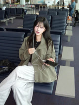 Kyoa High-Neck String Field Jacket