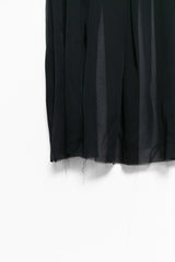 シースルーカッティングプリーツスカート(3colors)