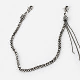 SVC-531 Handmade Antique Silver Mesh Pants Chain Keychain