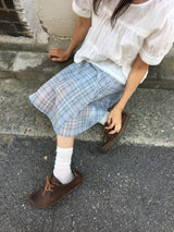 トゥルーチェックシフォンスカート (1color)