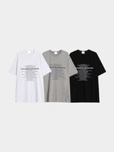 ハブドーンアレタリング半袖Tシャツ 3C