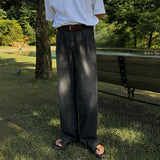 ASCLO Coolever Two Tuck Wide Denim Pants (3color)