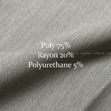 Ever Ranger Round Tuck Side Banding Semi-Wide Slacks