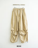 Ded Pintuck Nylon Pants