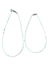 WHiTE & MiNT DRiZZLE NECKLACE #125