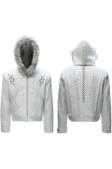 Croc Hooded Puffer Jacket