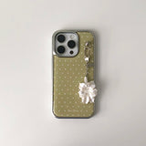 dot silver bumper case [green]