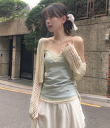 [♡MADE♡] 98 bebe lace sleeveless top ♥ 