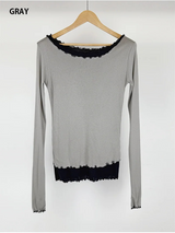 LAYERED TENCEL LONG SLEEVE