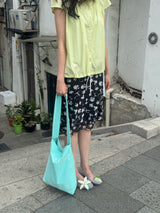Portrait Wide Strap Shoulder Bag - Mint Soda