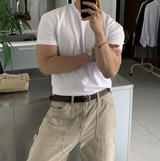 Hidden Air Mesh Muscle Fit Short Sleeve Ties
