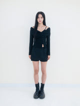 Rin cardigan set (Black)