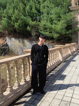 Seti Pintuck Non-Fade Denim Pants