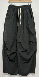 STAR RIVET⭐️🌌✨ STUD POINT BALLOON PARACHUTE OVER LONG LOOSE PANTS 🩵🩶 - 2 COLORS