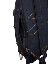 Trucker Jacket Backpack in Blue