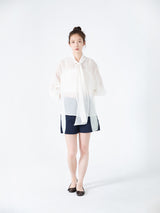 Two Tone Blend Shorts (Navy)