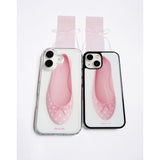 [jellyhard] pink dot shoes case 