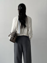 Tweed Zip-Up Blouson Jacket