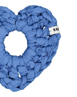 Crochet Heart Scrunch - Blue