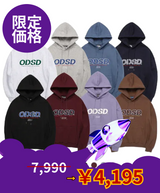 【limited price】ODSD LOGO HOODIE - 8COLOR 