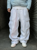 Double brushed big pocket balloon pants