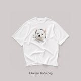 [A-T0301] アンニョンドッグ半袖Tシャツ (7タイプ)