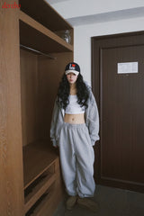 Napping Thick Soft Hooded Zip-Up Set