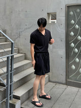Ocean henley neck short sleeve setup