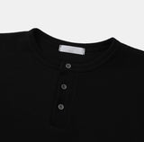 キッサヘンリーネックワッフルTシャツ