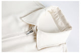 Soft Zip-Up Cotton Blouson Jacket