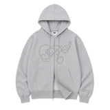 【limited price】R DOT WING OVER FIT 2-WAY ZIP-UP (2color) 