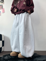 フォーマルバルーンサイドピンタックロングパンツ 🤍🩶🖤2SIZE/3COLOR