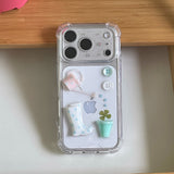 [made]パステル ガーデニング バージョン レジン フォンケース