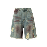 BLAZING SPRAY DENIM SHORT
