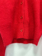 RABBIT ANGORA KNIT CARDIGAN
