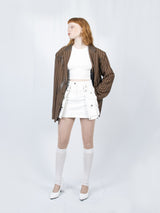 Multipass Cargo MiniSkirt (White)