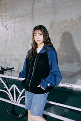 コラボレーションデニムフーディー | YUNA × WONDER VISITOR