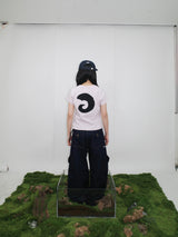 W Horn Applique Tee in Light Pink