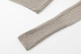 Angel shawl bolero - beige gray 