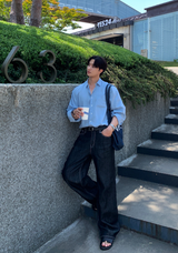 Eden 512 Ice Linen Wide Denim