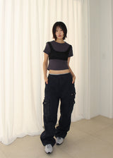 (UNISEX) フィールドボタンカーゴパンツ (3color)