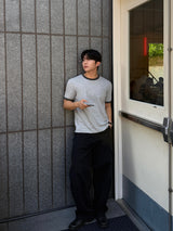 Regular washed ringer short-sleeve t-Shirt