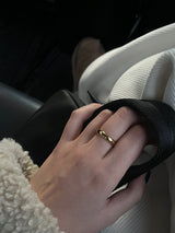 (silver925/18k) 4mm babe ring