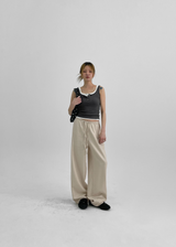 [MADE] Minos Linen Banding Pants