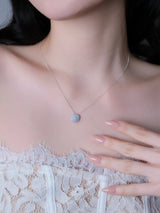 RV-DQ Pave Square Necklace_Gold