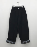 [MD Pick] ノンフェードチェックロールアップデニム (2 Colors)
