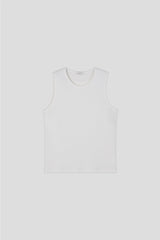 Waffle Crop Sleeveless Tee