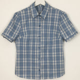 Wendy Plaid Half Blouse (2color)