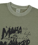 ライターピグメントTシャツ