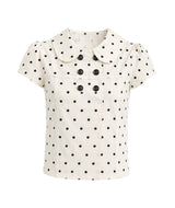 Baby Collar Dot Blouse